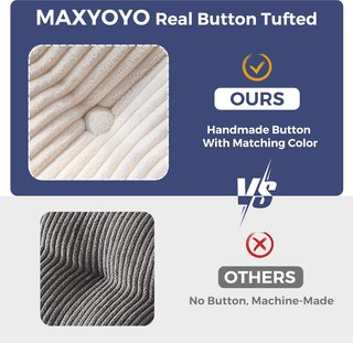 MAXYOYO Colchón Futón Doble Corduroy 15cm