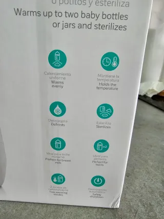 Calienta biberones doble Miniland WarMy Twin