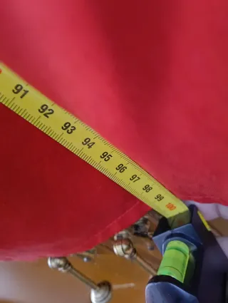 Vestido rojo Cortefiel talla L usado 1 vez, ancho