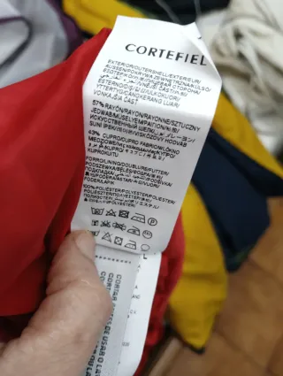 Vestido rojo Cortefiel talla L usado 1 vez, ancho