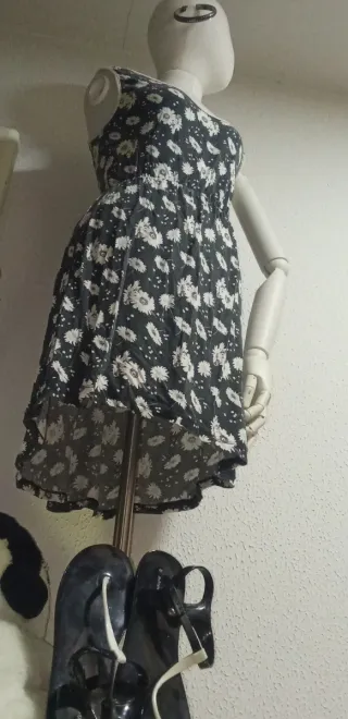 Vestido estampado flores T. S