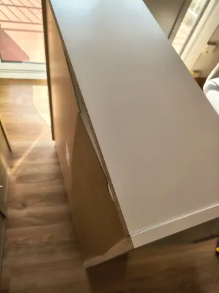 Librería BILLY / OXBERG blanca como nueva