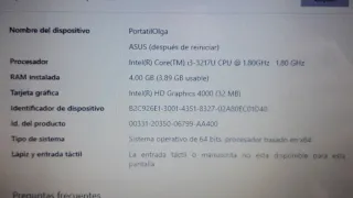 Ordenador ASUS blanco