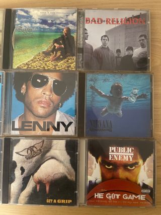 Lote 12 CDs Música Internacional Pop Rock Hip Hop