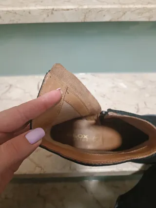 Stivaletti Geox neri tacco - Taglia 39