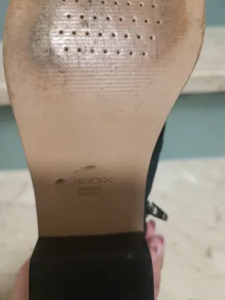 Stivaletti Geox neri tacco - Taglia 39