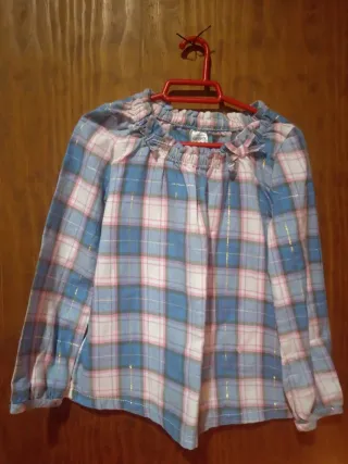 Camisero cuadros niña 4 años