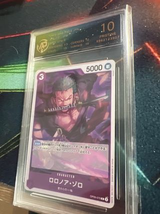 Carta One Piece Zoro OP09-076 R Graduada