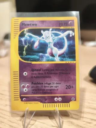 Carta Pokémon Mewtwo expedition base set