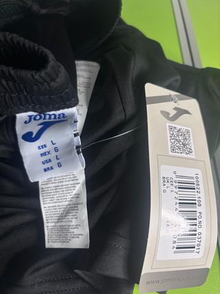 Pantalón Corto Deportivo Joma Hombre Negro