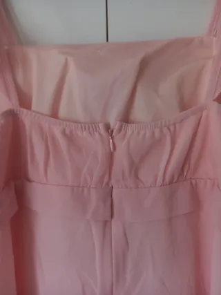 Vestido de tirantes rosa
