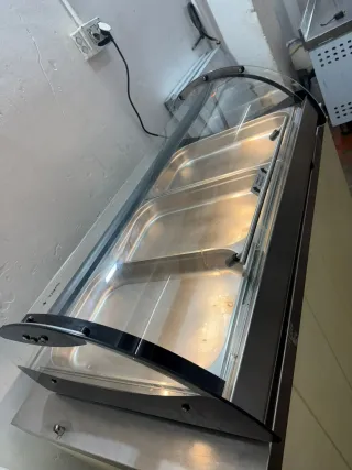 Vitrina expositora caliente