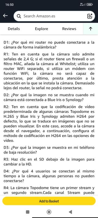 Cámara Seguridad Exterior WiFi Topodome