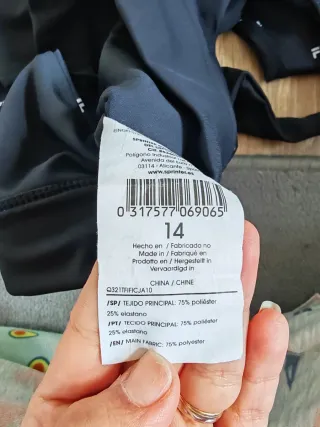 Conjunto deportivo Fila mujer negro