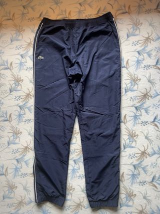 Conjunto Deportivo Lacoste Beige y Azul