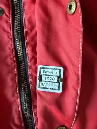 Chaqueta Belstaff Roja Racemaster
