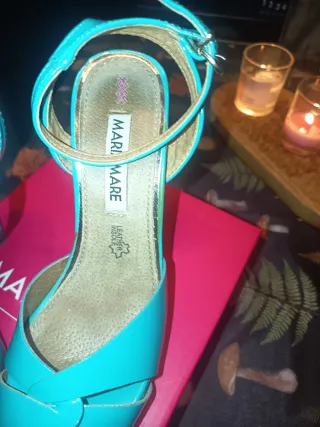 Zapatos de tacón MARIA MARE azul/turquesa