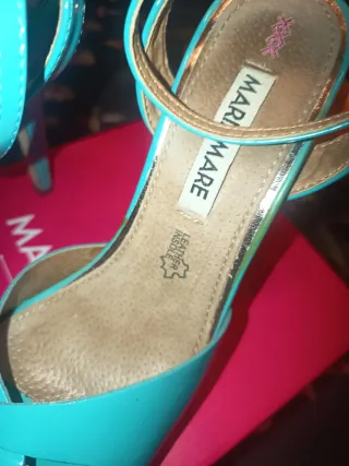 Zapatos de tacón MARIA MARE azul/turquesa