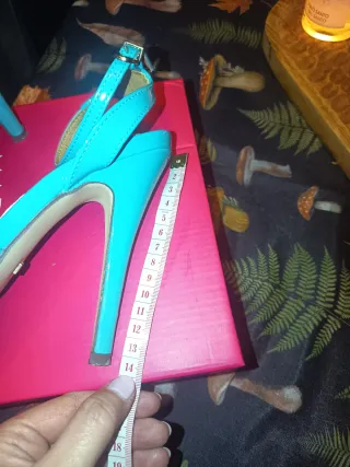 Zapatos de tacón MARIA MARE azul/turquesa