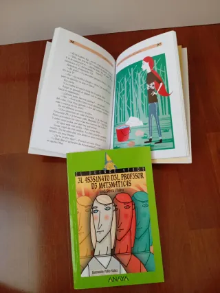 Libros: Asesinato de los profes de mate y ciencias