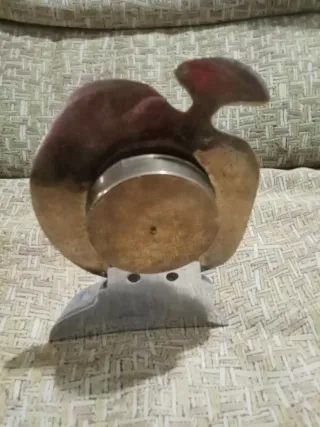 20CM SALVADOR DALI ANTIGUO RELOJ BRONCE ALUMINIO
