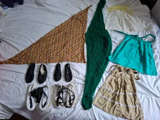 Combo Trajes Regional Vasco Niña 6-7 Años