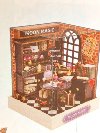 Bruja miniatura magia tarot casita kit diy muñecas