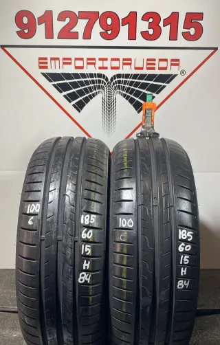 185 60 15 H DUNLOP RUEDA AL 90% VIDA UTIL