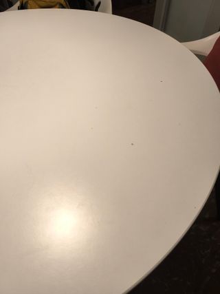 Mesa redonda blanca Ikea