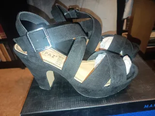 Sandalias AZ Negras Mujer