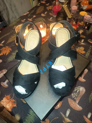 Sandalias AZ Negras Mujer
