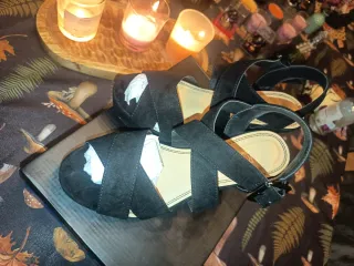 Sandalias AZ Negras Mujer