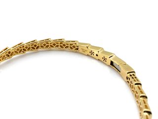 Pulsera Oro 18K tipo Bvlgari - Motivo Serpiente