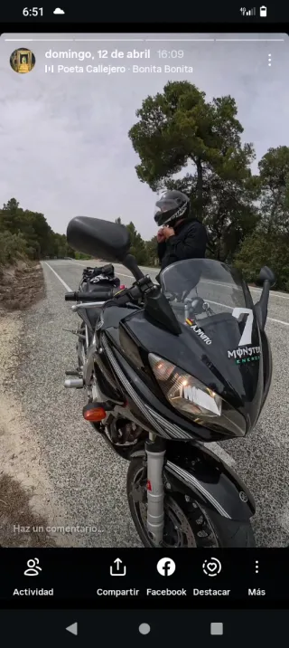 Yamaha Fazer 600 S1 Negra