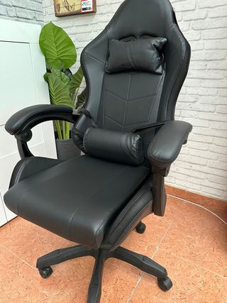 Silla gaming ergonomica y giratoria