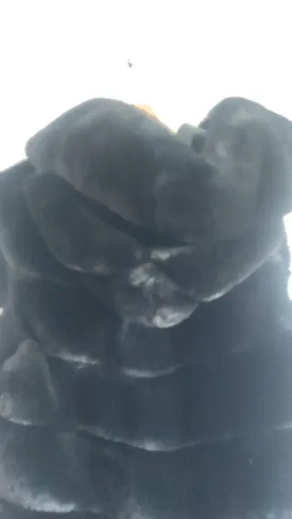 Gilet Pelliccia Sintetica Nero