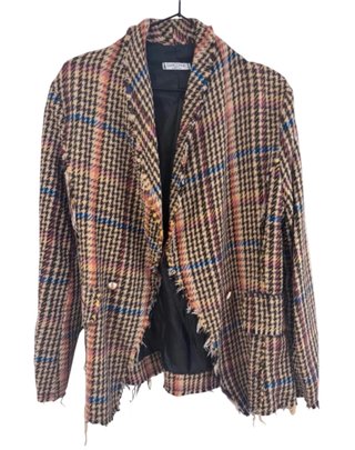 Blazer GARCONNE cuadros multicolor