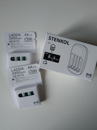 Cargador pilas Ikea STENKOL - nuevo