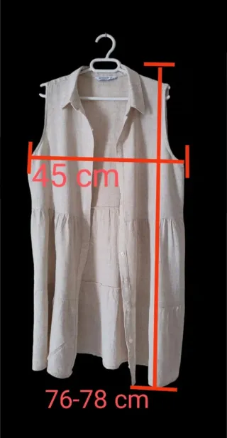 Vestido camisero Talla L, NUEVO