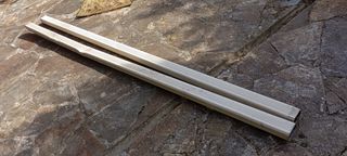 2 Canalones aluminio 2,75m y 2 curvas