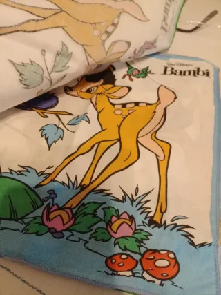 Set 6 fazzoletti vintage Bambi Disney