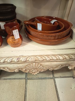 Vitrina antigua de madera