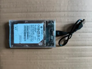 Disco Duro Hitachi 500GB + Carcasa USB