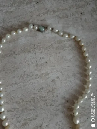 Collar de perlas vintage