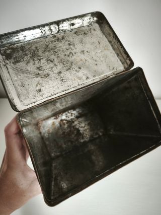 Bote lata Colacao cafe antiguo vintage