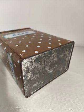 Bote lata Colacao cafe antiguo vintage