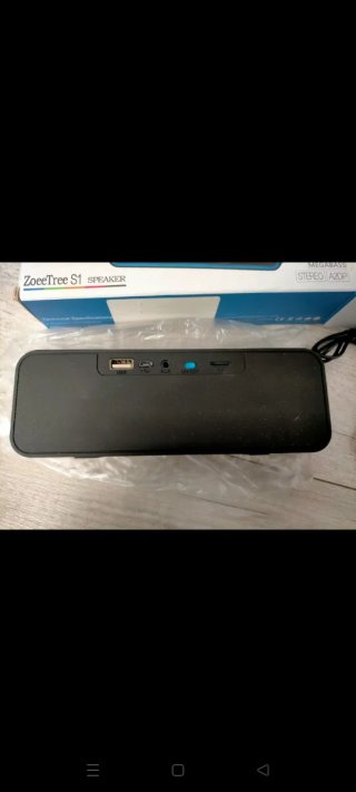 ZoeTree S1 Speaker Bluetooth Nero/Blu