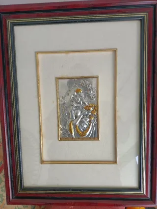 Quadretti in argento 20 euro cad.