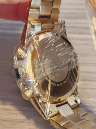 Reloj Emporio Armani Cronógrafo Dorado Negro