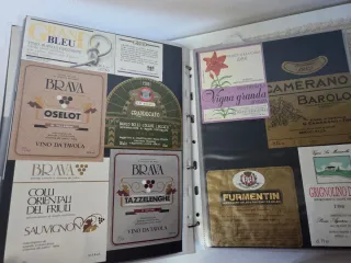 Album Vintage Etichette Vini Anni '70/'80/'90